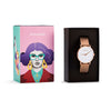 Womens White Watch - Rose Gold - Suffragette Pankhurst - In Box