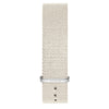 White fabric watch band