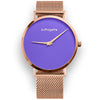 Womens Purple Watch - Rose Gold - Suffragette Pankhurst